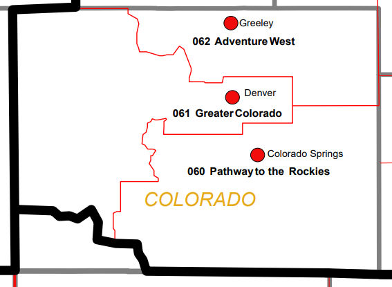 Scouting America Councils in Colorado