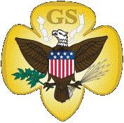 original GS logo designed by Juliette Low (used from 1913-1978) original GS logo designed by Juliette Low (used from 1913-1978)